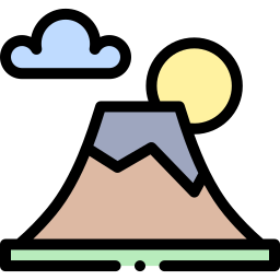 Fuji mountain icon