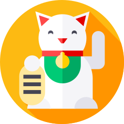 glückliche katze icon