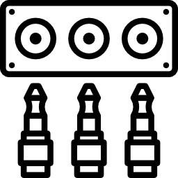 conector jack Ícone