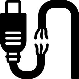 Broken cable icon