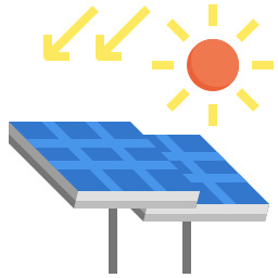 energia solar Ícone