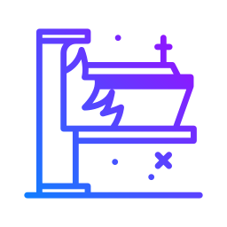 incinération Icône