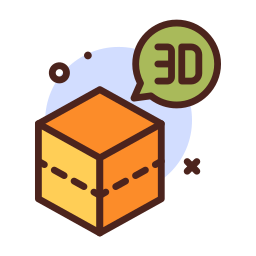 cubo 3d Ícone