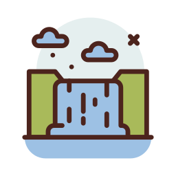 Waterfall icon