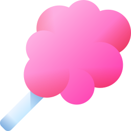 Cotton candy icon