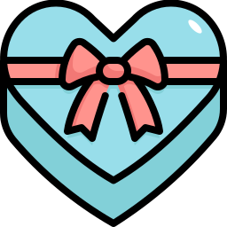 Heart box icon