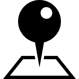 Pin on a paper icon