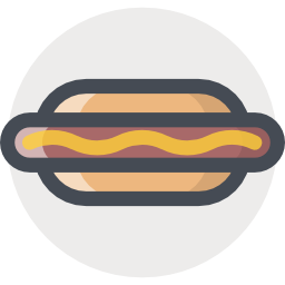 hot-dog Icône