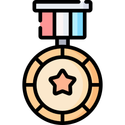 Gold medal icon