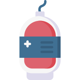 Blood bag icon