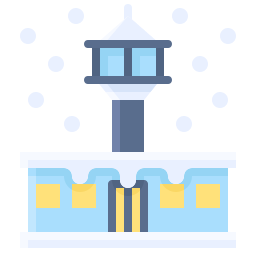 Airport tower icon