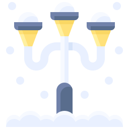 Street lamp icon