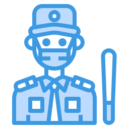 Security man icon