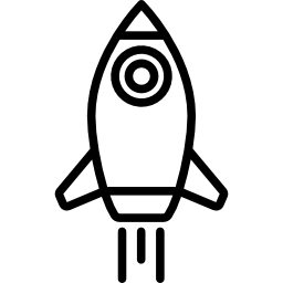 Rocket ship icon