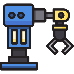 Mechanical arm icon