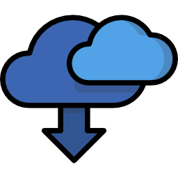 Cloud computing icon