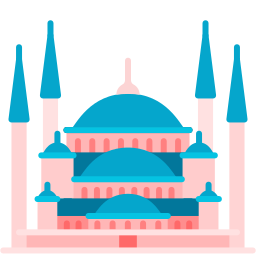 mosquée bleue Icône