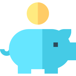 Piggy bank icon