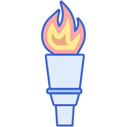 olympische flamme icon