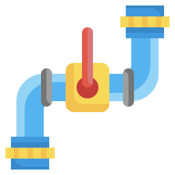 Gas pipeline icon