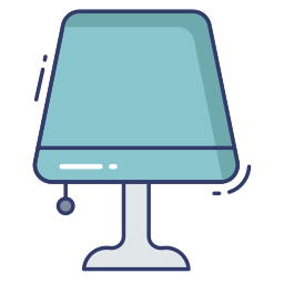 Table lamp icon