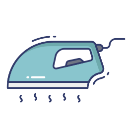 Electric iron icon