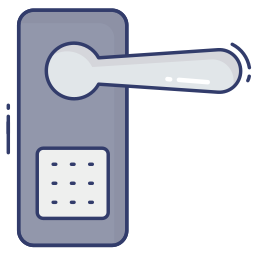 Door lock icon