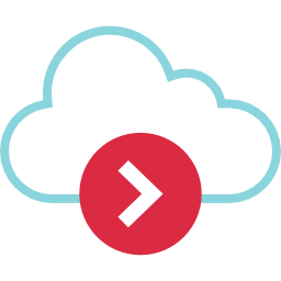 Cloud go icon