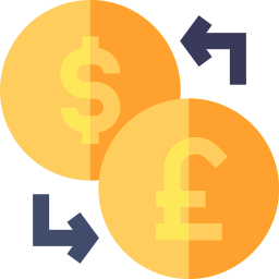 Money exchange icon