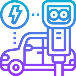 Electric vehicle icon