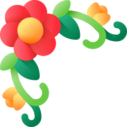 Floral design icon