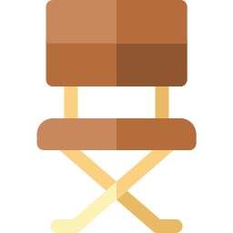 Folding chair icon