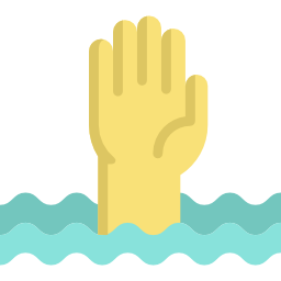 Drowning icon