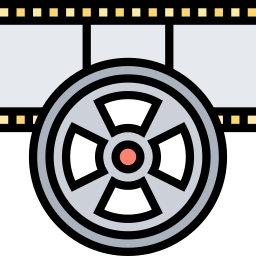 Movie reel icon