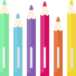 Colored pencils icon