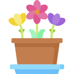 Flower pot icon