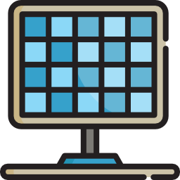 Solar panel icon