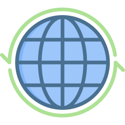 Around the world icon