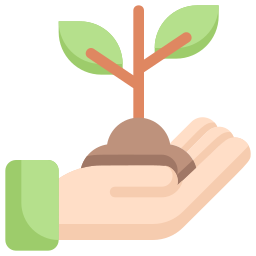 Growing seed icon