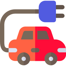 Electric car icon