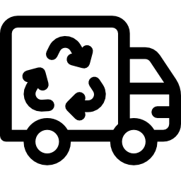 Garbage truck icon