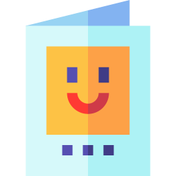 Greeting card icon