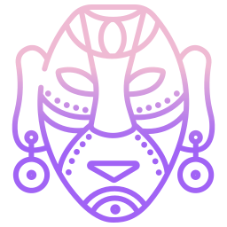 African mask icon