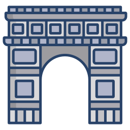 arc de triomphe Icône