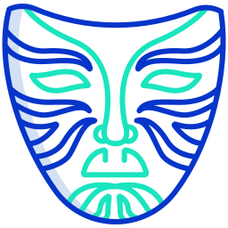 Chinese mask icon