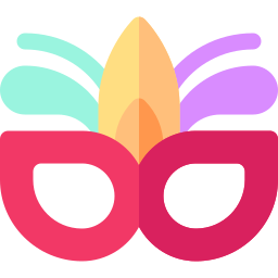 Carnival mask icon