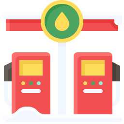 posto de gasolina Ícone