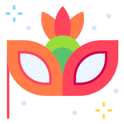 Carnival mask icon