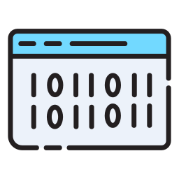 Binary code icon