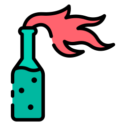 Molotov cocktail icon